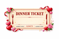 Evening Dinner Ticket 🍽️ (A Night Of Love)(Dinner Ticket Only)